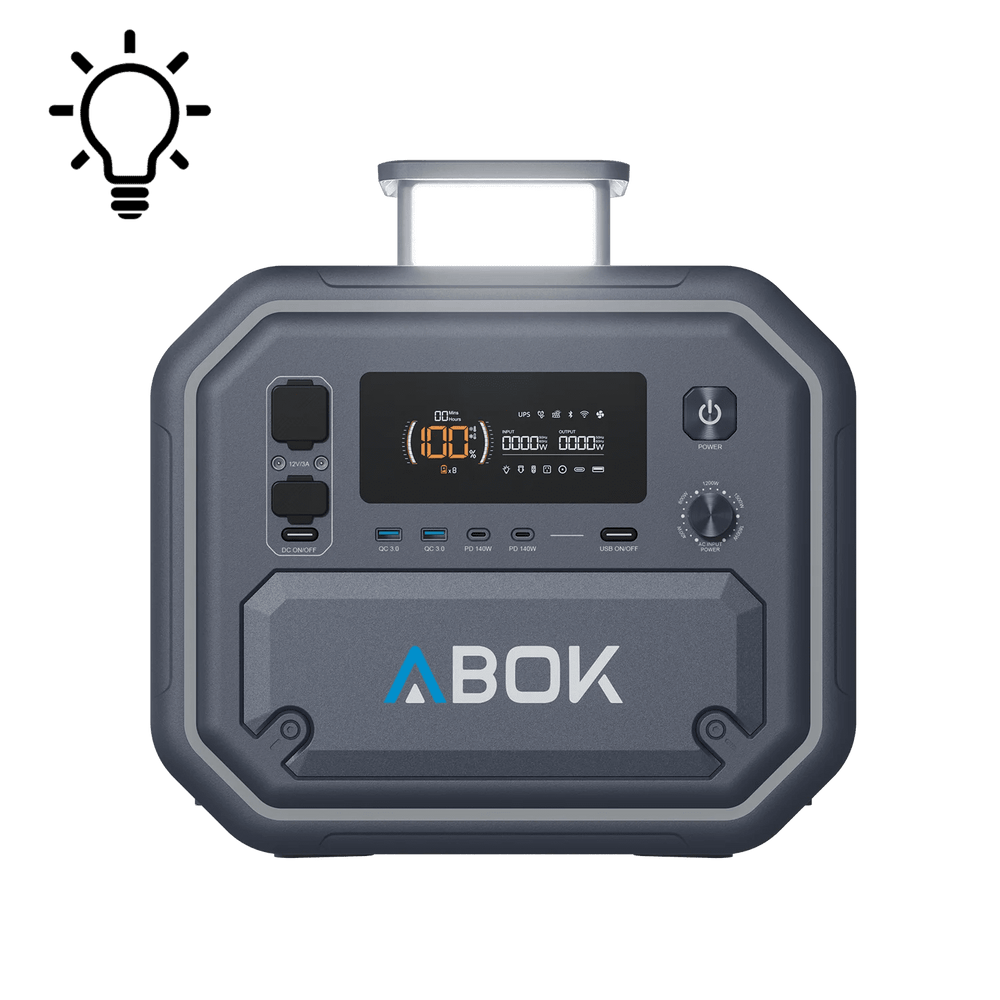 ABOK Ark2500 Power Station(2160Wh) - ABOK