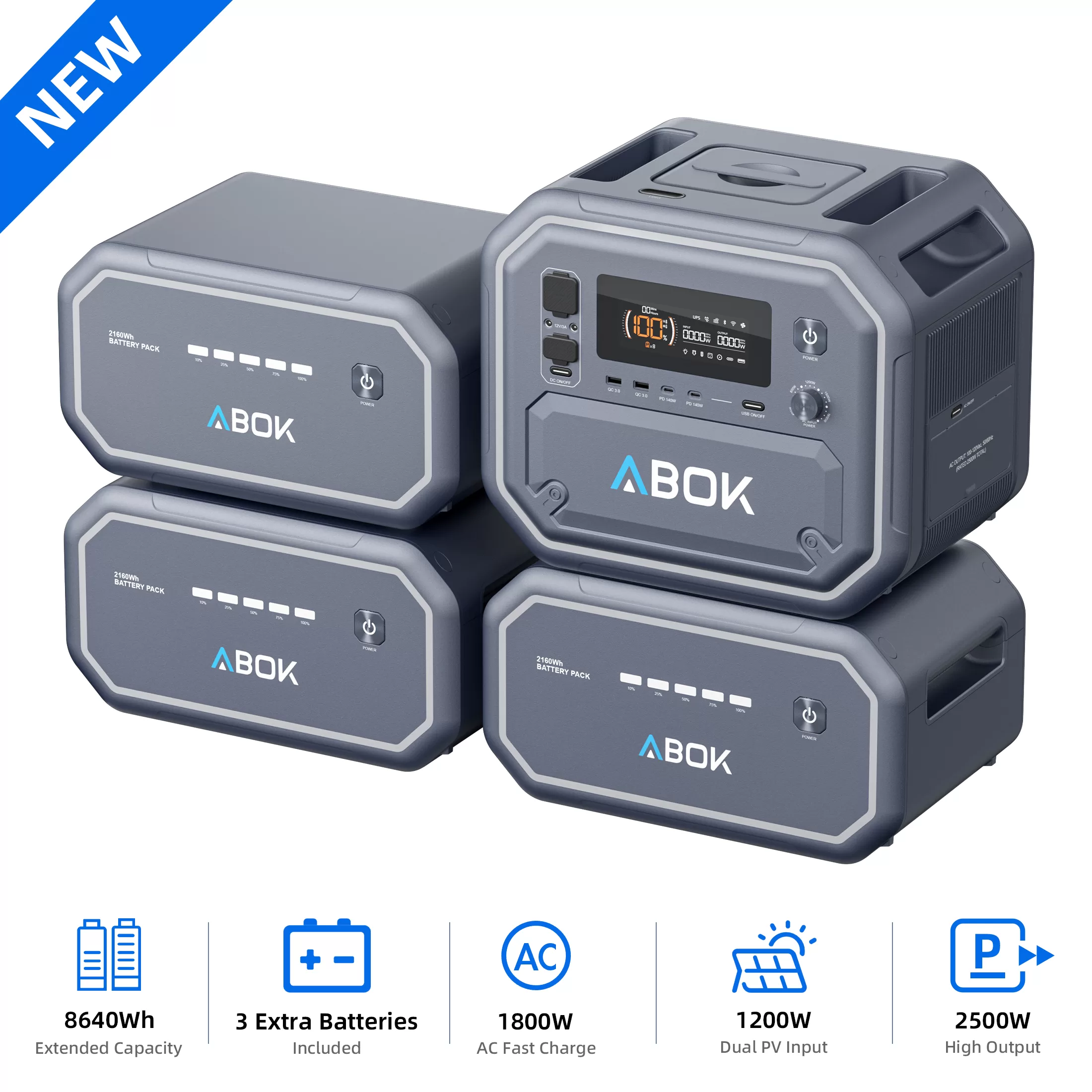 Ark2500 +Ark2500E Battery*3